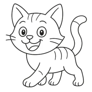 Desenhos de gato para imprimir e colorir - educação infantil (página 1)